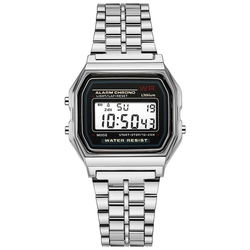 RetroLux Digital Watch
