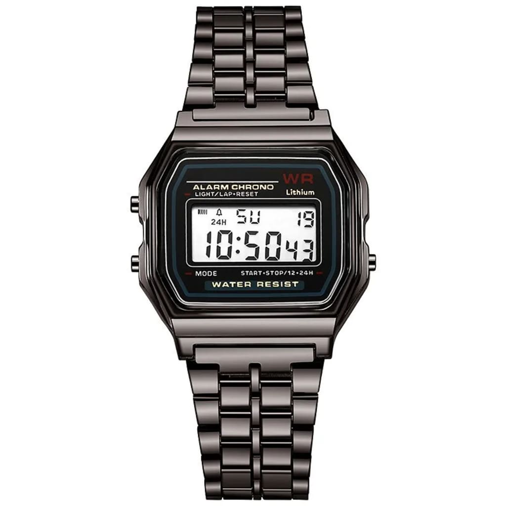 RetroLux Digital Watch